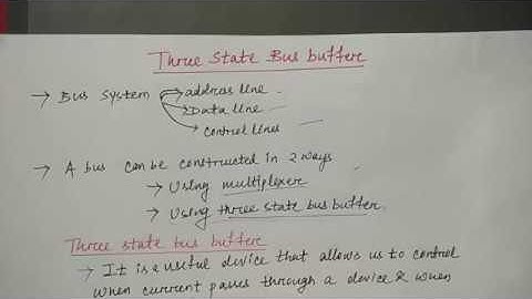 three state bus buffer in hindi | COA | Niharika Panda