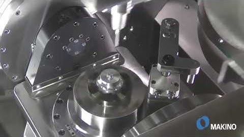 High-speed 5-Axis impeller machining on Makino L2 vertical machining centre