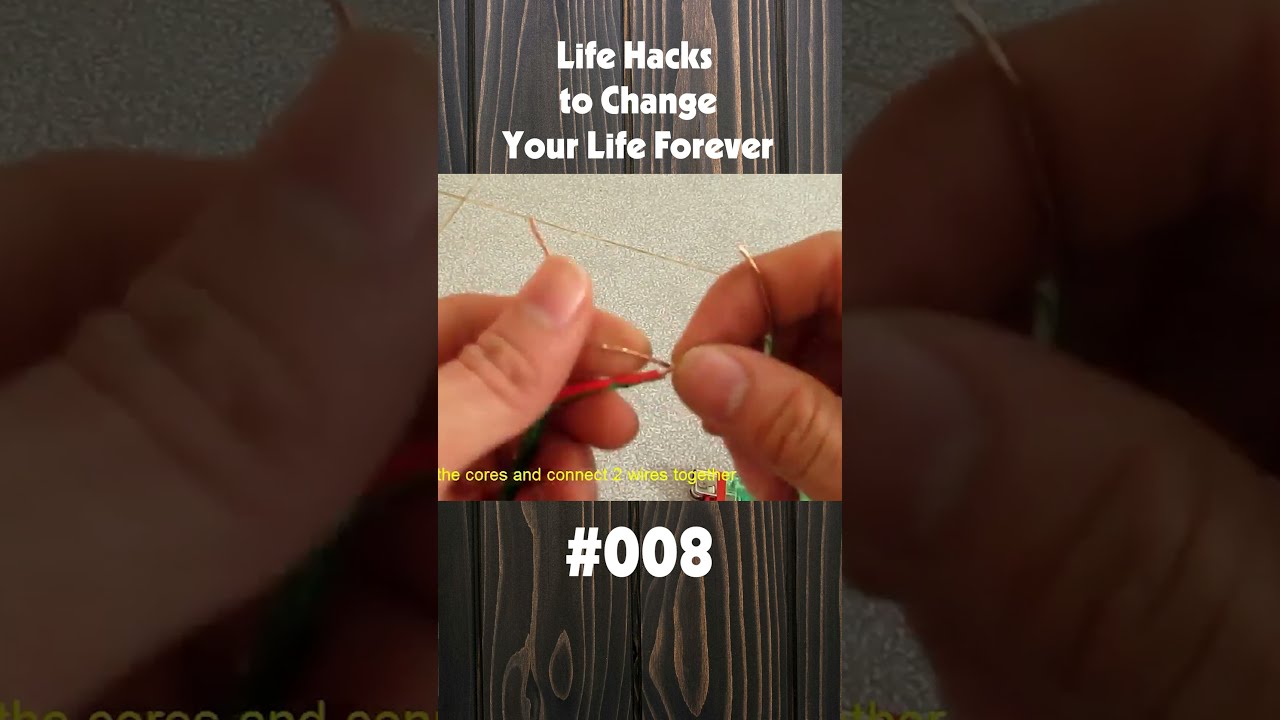 How To Connect Electric Wires Life Hacks Change Your Forever Shorts