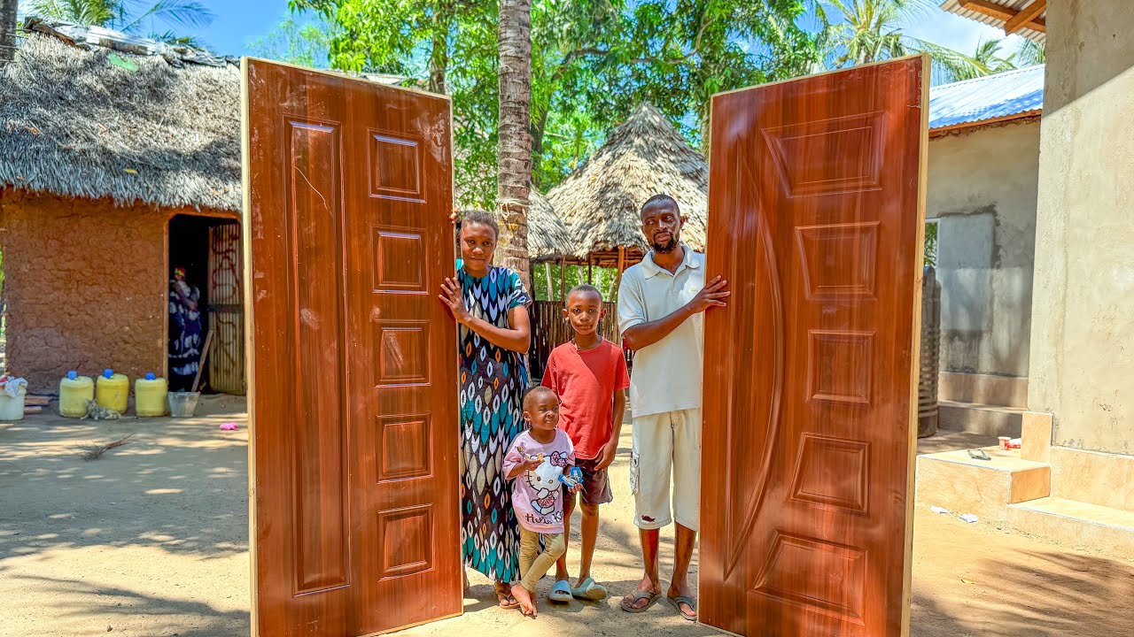 🔥 Unbelievable New Look!✨Curtains & Doors Installed + Shrimps & Red Snapper Cooking 🐟🏡