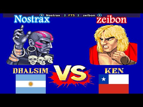 Street Fighter II': Champion Edition - Nostrax vs zeibon FT5