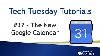 Tech Tuesday #37: New Google Calendar
