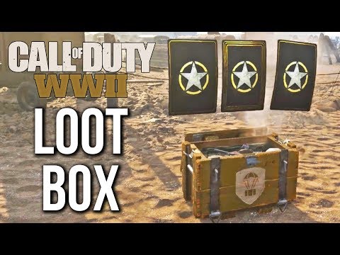 Video: In Call Of Duty: WW2 Vallen Loot Boxes Vanuit De Lucht Op Het Strand Van Normandië En Openen Ze Voor Andere Spelers