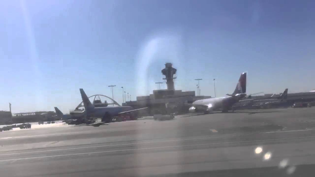 Time-lapse departure from LAX