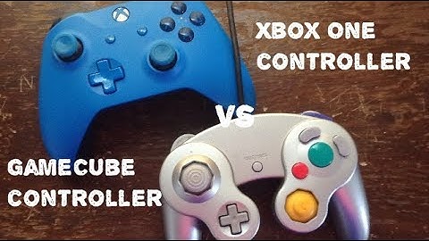 Xbox one S controller vs GameCube controller