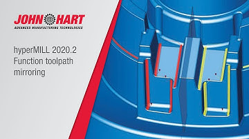 hyperMILL 2020.2 - Function toolpath mirroring