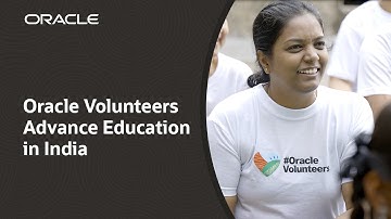 Oracle Volunteers Advance Education in India