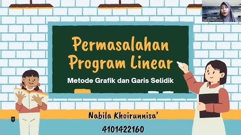 Program Linear Permasalahan Optimasi Maksimum dengan Metode Grafik dan Garis Selidik Geogebra