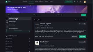 Job Search and Filter web application-Next.js & Tailwind css