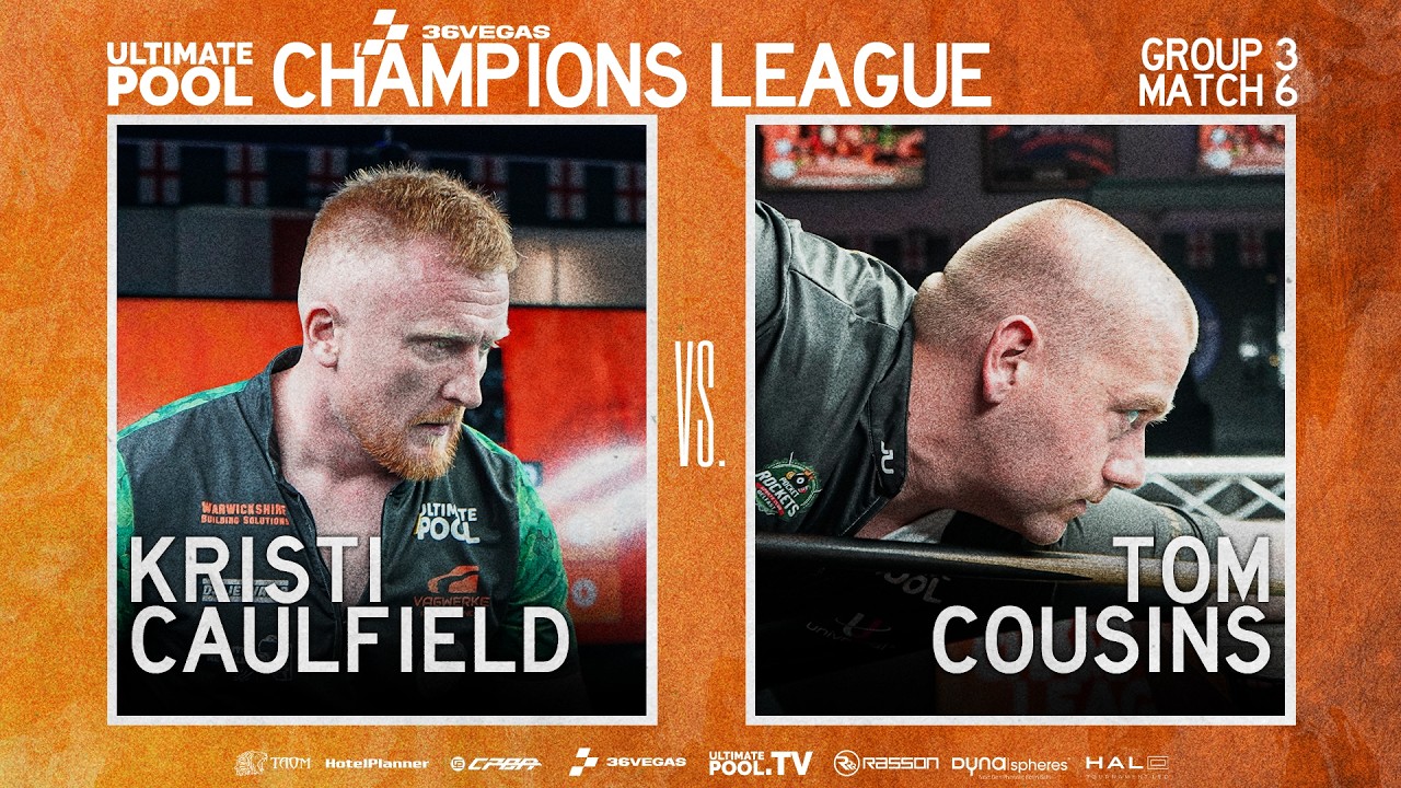 CuePoint billiards news cover image for Kristi Caulfield Dominates Tom Cousins in Champions League Week 3