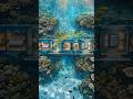 🚢🌴 Secret Shipping Container Bunker Built in Flooded Jungle | Full Timelapse#viralshorts #viral