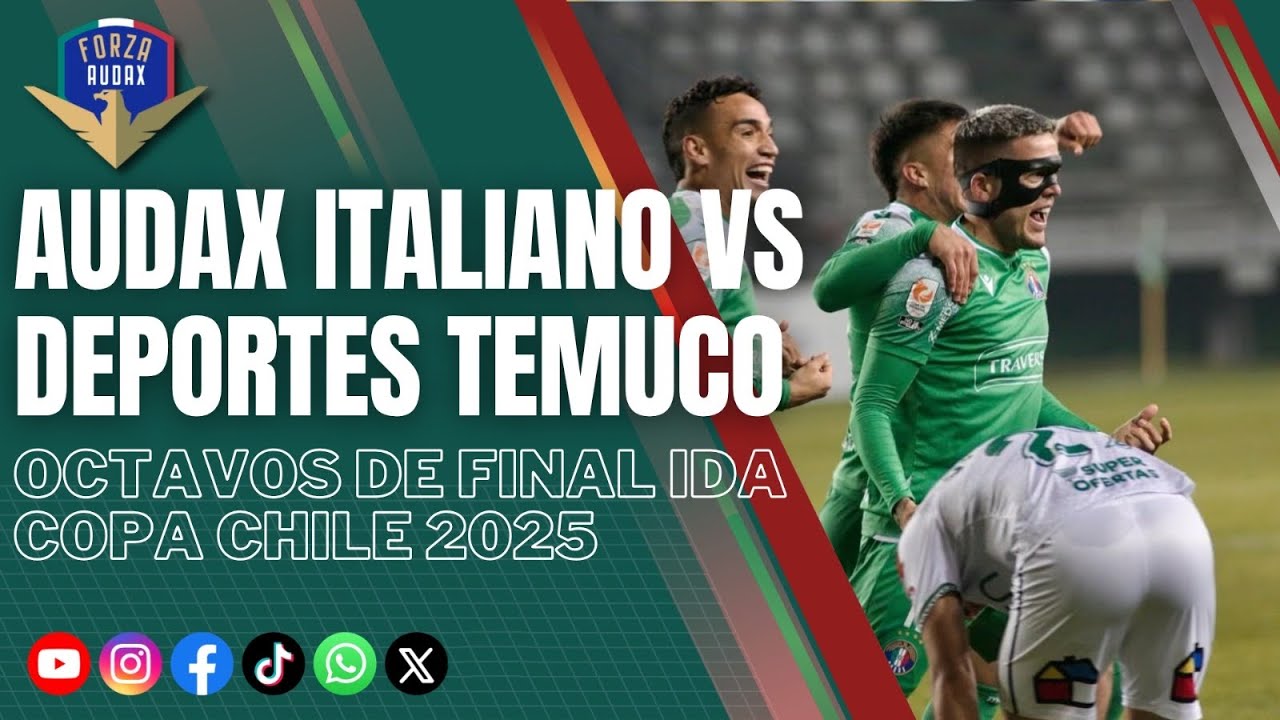TROYANSKYLOCURA 🔥 Audax Italiano 2 vs Deportes Temuco 1 | Copa Chile ...