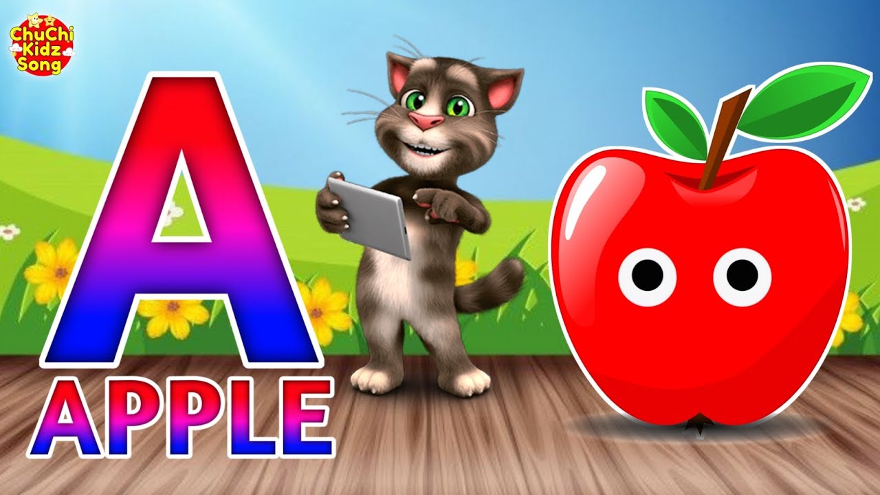 Песенка про алфавит - Алфавит - ABC и 123 - A для яблока 🍎 - Фонетика - Детские песни и стишки дл...