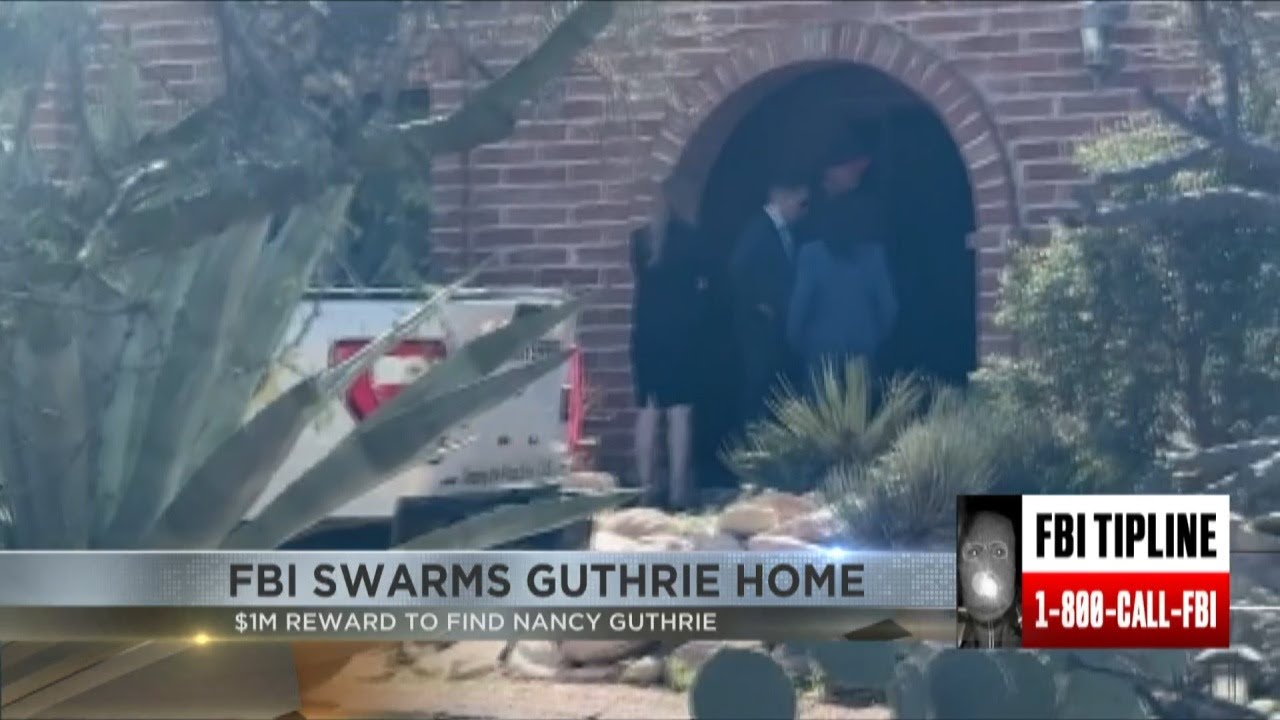 FBI swarms Nancy Guthrie's home on day 25 of the search