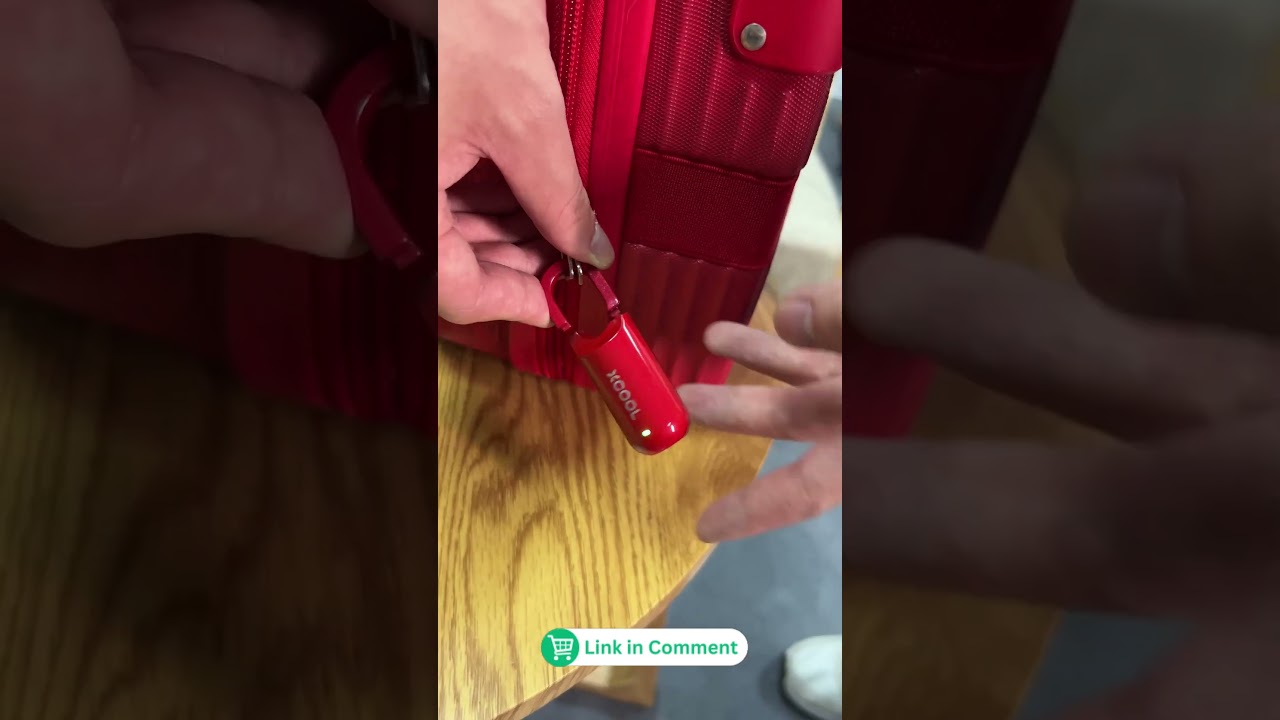 Use the fingerprint padlock instead of the normal lock!