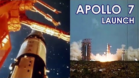 APOLLO 7 launch (1968/10/11)