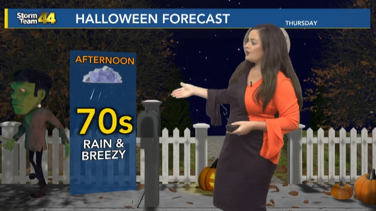 Spooky showers and storms for your Halloween - YouTube
