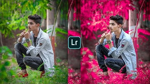 Lightroom moody Pink tone photo editing tutorial | lightroom background colour change | Lr presets