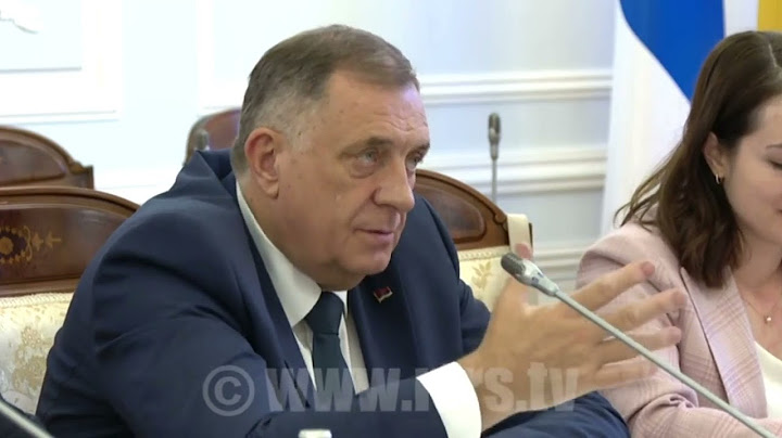 Dodik nakon sastanka sa Beglovom: Cijenimo vašu istrajnost da održimo naše partnerstvo