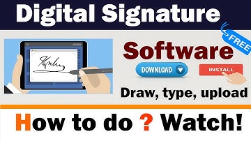 🏆How to Add Digital Signature to a Document Free Software | 🔥Download & Install  Adobe Acrobat
