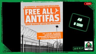 Live In Dresden Kundgebung Free All Antifas - 1. Prozesstag Antifa Ost Verfahren 25.11.2025