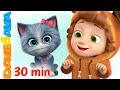 🤩 Five Little Kittens Jumping on the Bed and More Nursery Rhymes &amp; Baby Songs | Dave and Ava  🤩