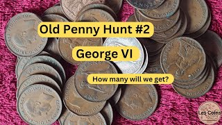 Old Penny Hunt - George VI #coins #hunt #oldcoins