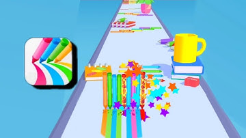 Pencil Rush 3D Max Level - All Levels Gameplay (iOS & Android) Walkthrough part 24