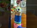 Easy and fun paper bag piñatas! Perfect for kids birthdays! #birthday #papercrafts #pinatas