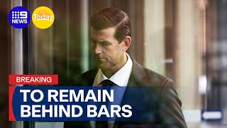 Ben Roberts-Smith will remain behind bars after brief court hearing | 9 News Australia