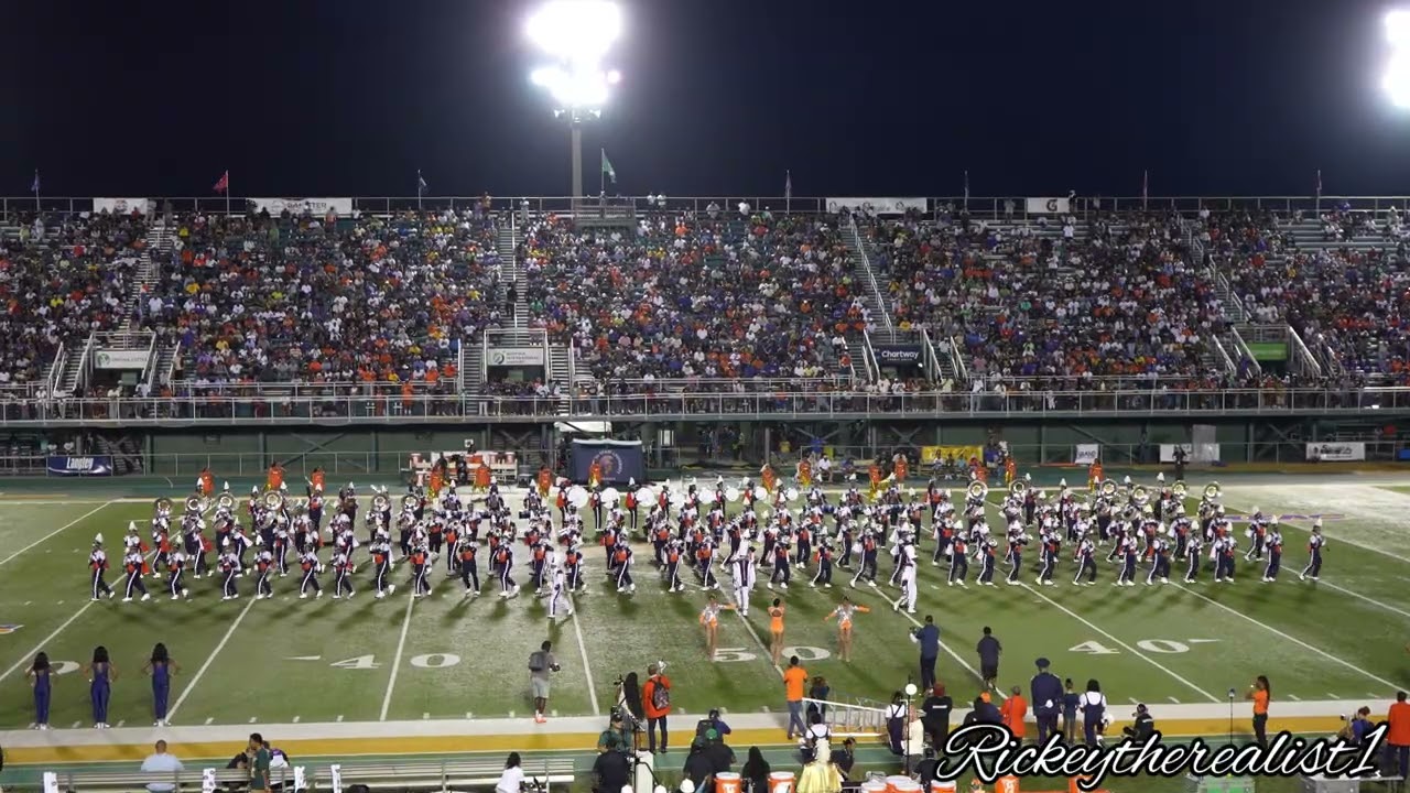 Virginia State University Marching Band 2025 Field Show | NSU Vs VSU 