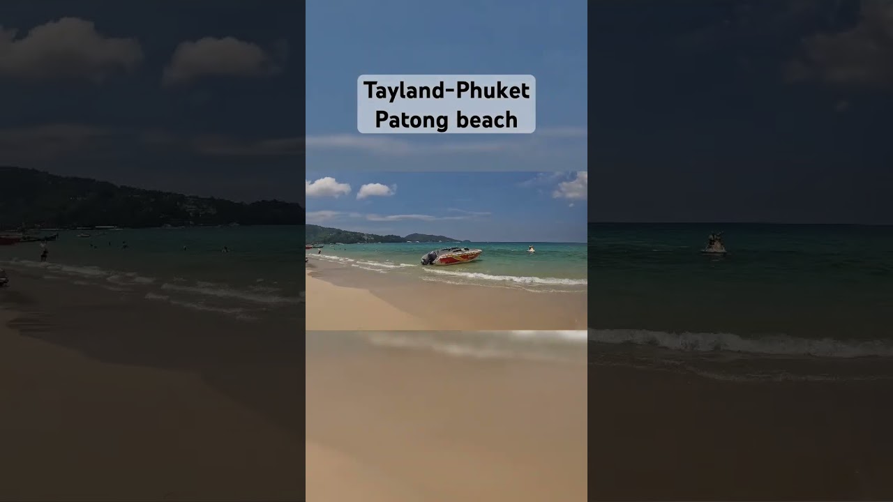 Phuket adasında ilk günüm Patong sahilinde kısa bir yürüyüş #shorts