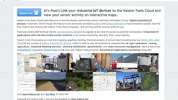 Valarm Tools Cloud - Industrial IoT, Remote Monitoring, + Sensor Telemetry at Tools.Valarm.net