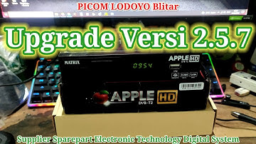 Upgrade Versi 2.5.7 Matrix Apple HD Merah DVB-T2 Update Firmware Terbaru