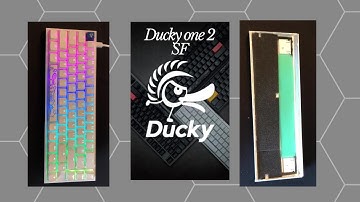 Lubing/Foam Ducky one 2 SF (WITHOUT desoldering)|MX red switches|