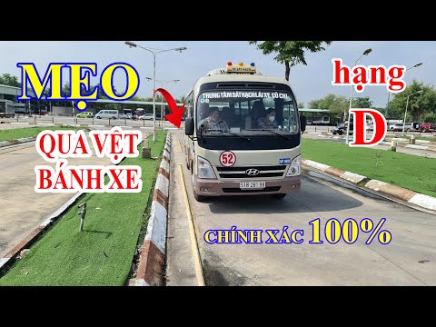 Video MẸO BÀI THI QUA VỆT BÁNH XE VÀ ĐƯỜNG HẸP VUÔNG GÓC... - YouTube