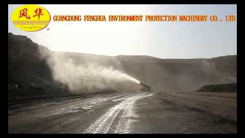 The air dust suppression solutions after open-pit mine  rock blasting