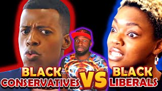 Black CONSERVATIVES vs Black LIBERALS Reaction! Are You Still 