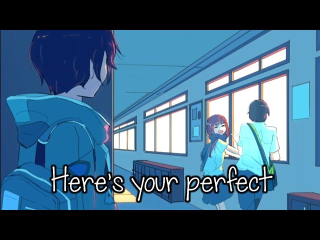 【NIGHTCORE】↬ Here's Your Perfect | Flukie | Lyrics ✗ Shin clark class=