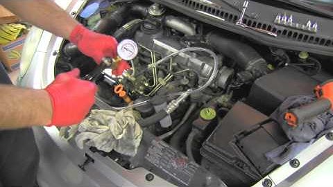 How to prime injection pump TDI