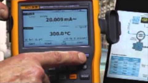 Fluke Document Process Calibrator - Testing a Temperature Transmitter