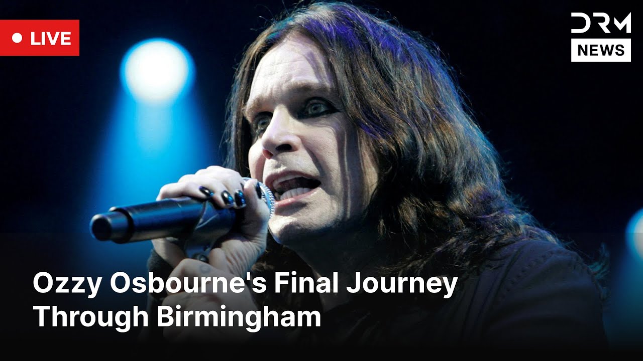 LIVE: Ozzy Osbourne’s Funeral Cortege Travels Through Birmingham in Emotional Farewell | AA1B