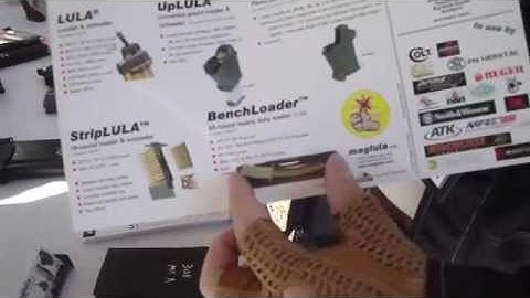AR Mag.Benchloader,ShotShow2012, Media day, 30 rounds AR15 Magazine Speed Benchloader by MAGLULA