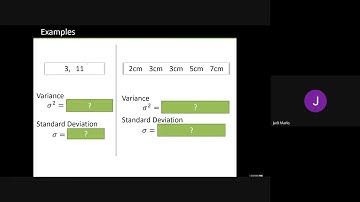 Stats - Y1 - 2E - Variance & Standard Deviation