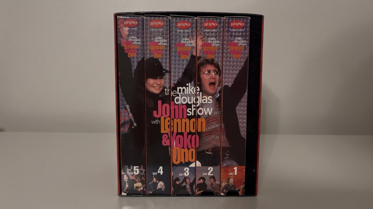 The Mike Douglas Show with John Lennon & Yoko Ono VHS Set Unboxing