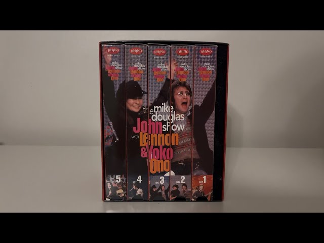 The Mike Douglas Show with John Lennon & Yoko Ono VHS Set Unboxing