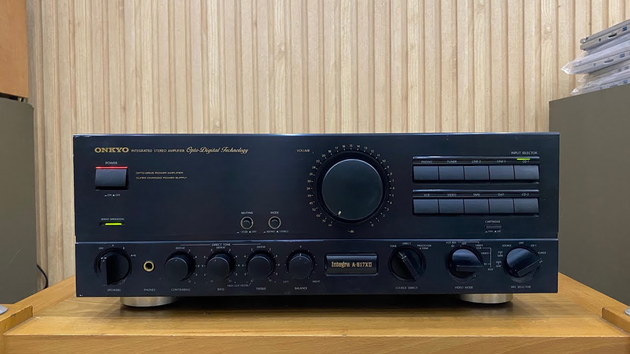 Đã bán-Onkyo Integra A-817XD công suất 210W chơi gì cũng hay