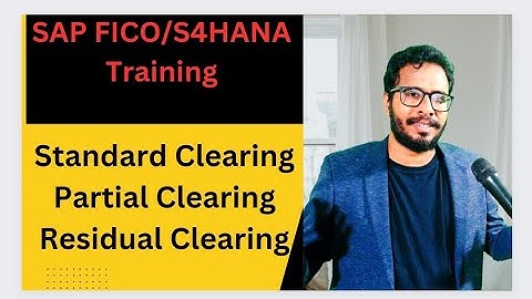F-53- How to Clear Vendor Invoice-types of Clearings in SAP-SAP Document Clearing-Partial Clearing
