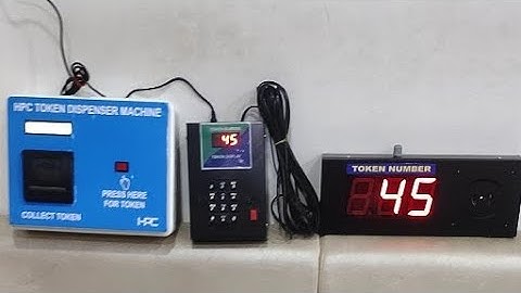 Token Display Token Dispenser Live Demo Queue Management System Full Setup Pathology Lab Dr. Clinic