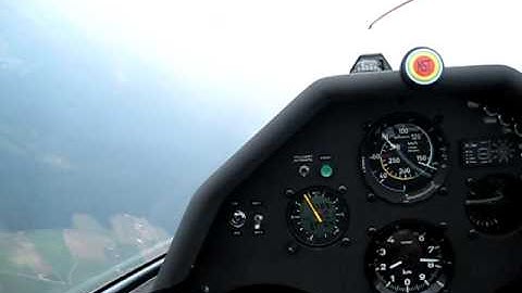 Nimbus 3 flying. A thermal circuit, Black Forest germany